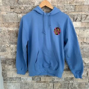 Blue Cotton hoodie Santa Cruz, size S
